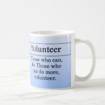Volunteers do more for others mugs