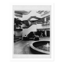 Von der Ahe Library Atrium (1984) Post Card