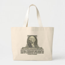 Von Mises on Paper Money Canvas Bags