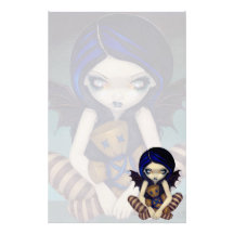 "Voodoo in Blue" Stationery