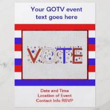 VOTE CUSTOM FLYER