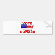 Vote Donald Bumper Stickers