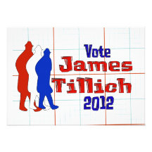 Vote For Tillich Custom Announcement
