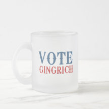 VOTE GINGRICH 2012 MUG