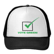 Vote Green Mesh Hat