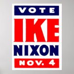 Vote Ike, Nixon in 1952 Print