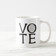 Vote Issues Coffee Mug
