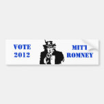 VOTE MITT ROMNEY 2012 BUMPER STICKER