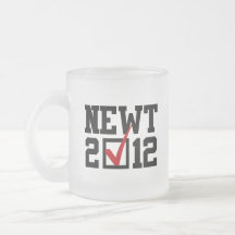 VOTE NEWT GINGRICH 2012 MUGS