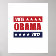 VOTE OBAMA 2012 SIGN -.png Poster