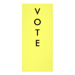 VOTE PADDLES rack cards
