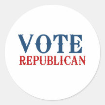 VOTE REPUBLICAN 2012 STICKER