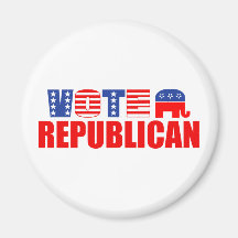 Vote Republican (Stars And Stripes) Magnets