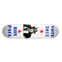 VOTE RON PAUL 2012 CUSTOM SKATEBOARD