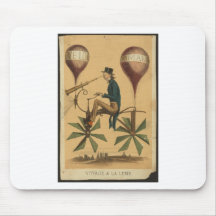 Voyage a la lune mousepad