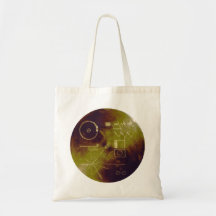 Voyager 1 and 2 Golden Record Sounds of Earth Tote Bag