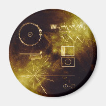 Voyager's Golden Record Fridge Magnet