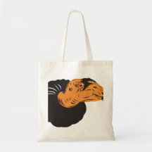 Vulture Buzzard Head Canvas Bag