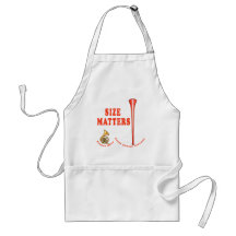 Vuvuzela Size Matters Funny Tshirt Design Aprons