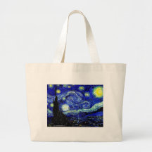 vVan Gogh Starry Night Fine Art Bags