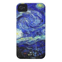 vVan Gogh Starry Night Fine Art iPhone 4 Case-Mate Cases