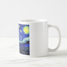 vVan Gogh Starry Night Fine Art Coffee Mugs