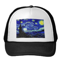 vVan Gogh Starry Night Fine Art Hat
