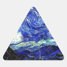 vVan Gogh Starry Night Fine Art Stickers