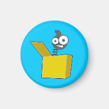 Wacko Jack in the Box Magnets