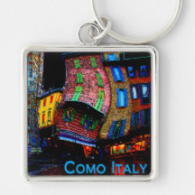 Wacky Travel Gifts - Como Italy Keychain