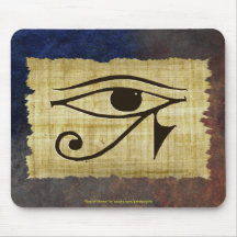 WADJET EYE OF HORUS on Papyrus Mousepad