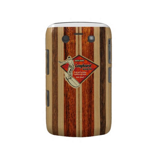 Waimea Surfboard Hawaiian BlackBerry Bold Case