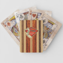 Waimea Surfboard Hawaiian Playing Cards