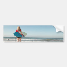 waiting for the swell bumper sticker