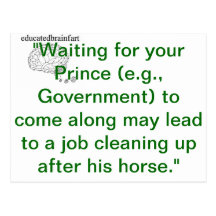 Waiting for Your Prince Truth Postcard