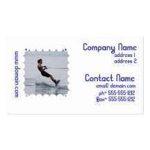 Wakeboard Angle Business Cards
