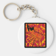 Wakeboard Side Slowed Key Chain