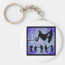 Wakeboard Trick Hop Keychain