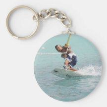 Wakeboarding Turn Keychain