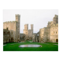 Wales, Caernarfon castle, one of Edward's 2 Postcards