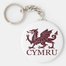 Wales CYMRU Key Chains