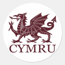 Wales CYMRU Stickers