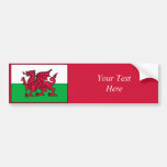 Wales - Welsh Flag Bumper Stickers