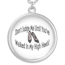 Walk In My High Heels Necklace