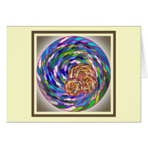 "Walk Softly with the Clan" Note Card (Dk Brown)
