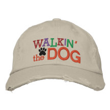 Walkin' the Dog Embroidered Hats