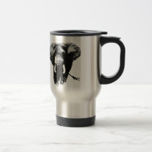 Walking Elephant Coffee Mugs