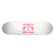 Walking For The Cure Skateboard Deck