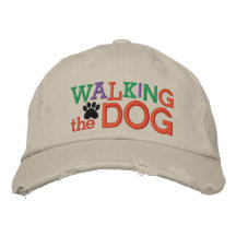 Walking the Dog Cap by SRF Embroidered Baseball Cap