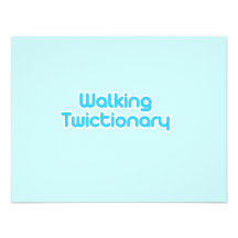 Walking twictionary personalized announcements